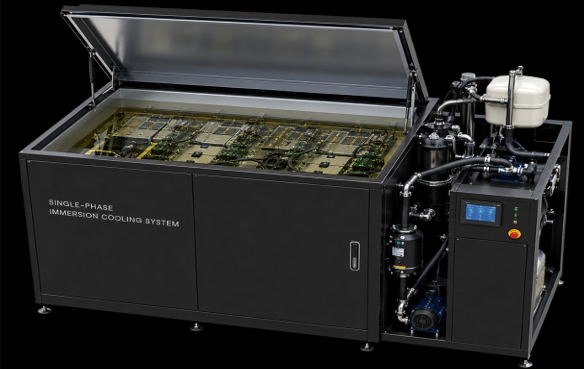 Patented Single-Phase Immersion Cooling System